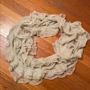 Ruffle Infinity Scarf